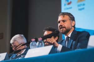 Il Presidente di Associazione Diplomatici, Claudio Corbino, durante i lavori di Mare Liberum